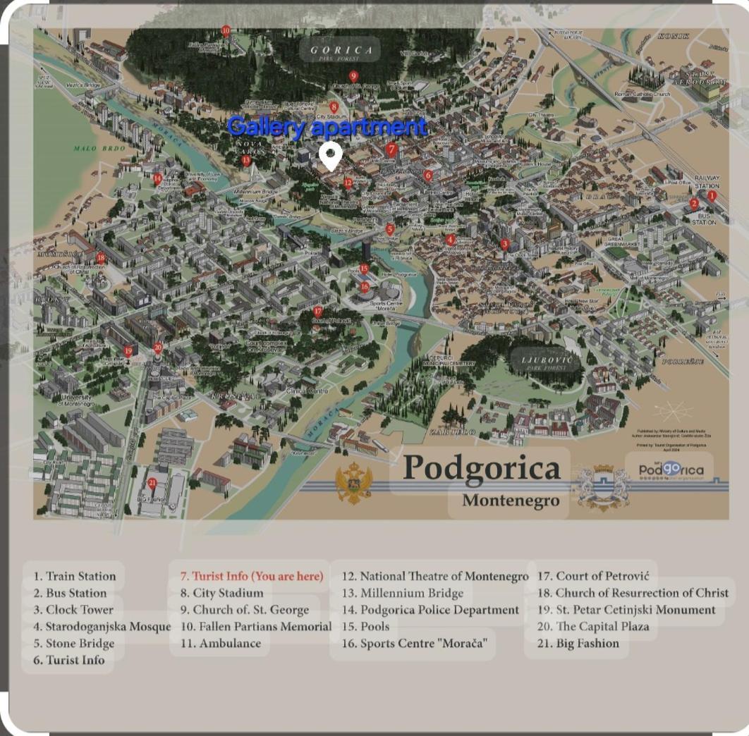 Gallery Apartment Podgorica Ngoại thất bức ảnh